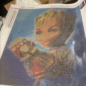 Diamond Painting Kit with Baby Character
